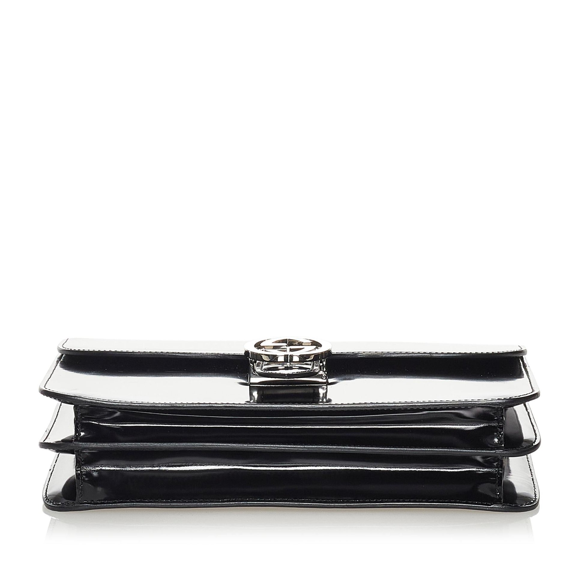 Gucci Chain Leather Shoulder Bag