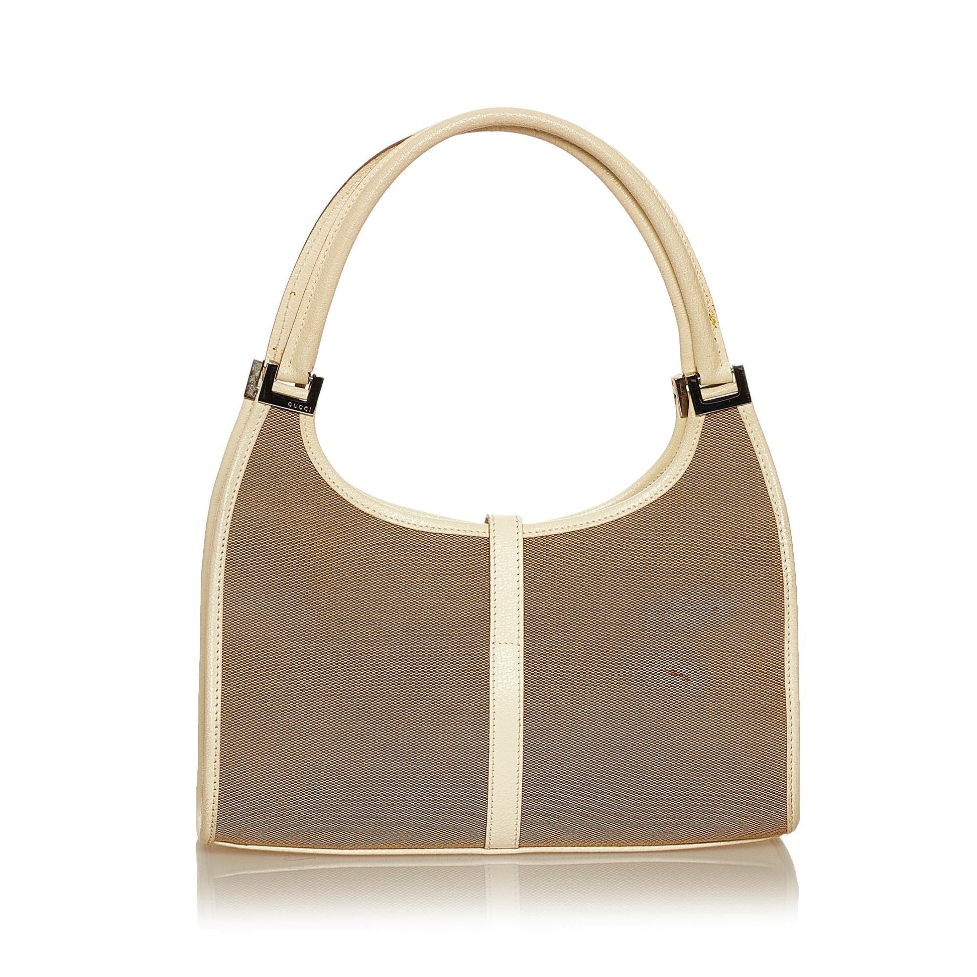 Gucci Jackie Canvas Shoulder Bag (SHG-29377)