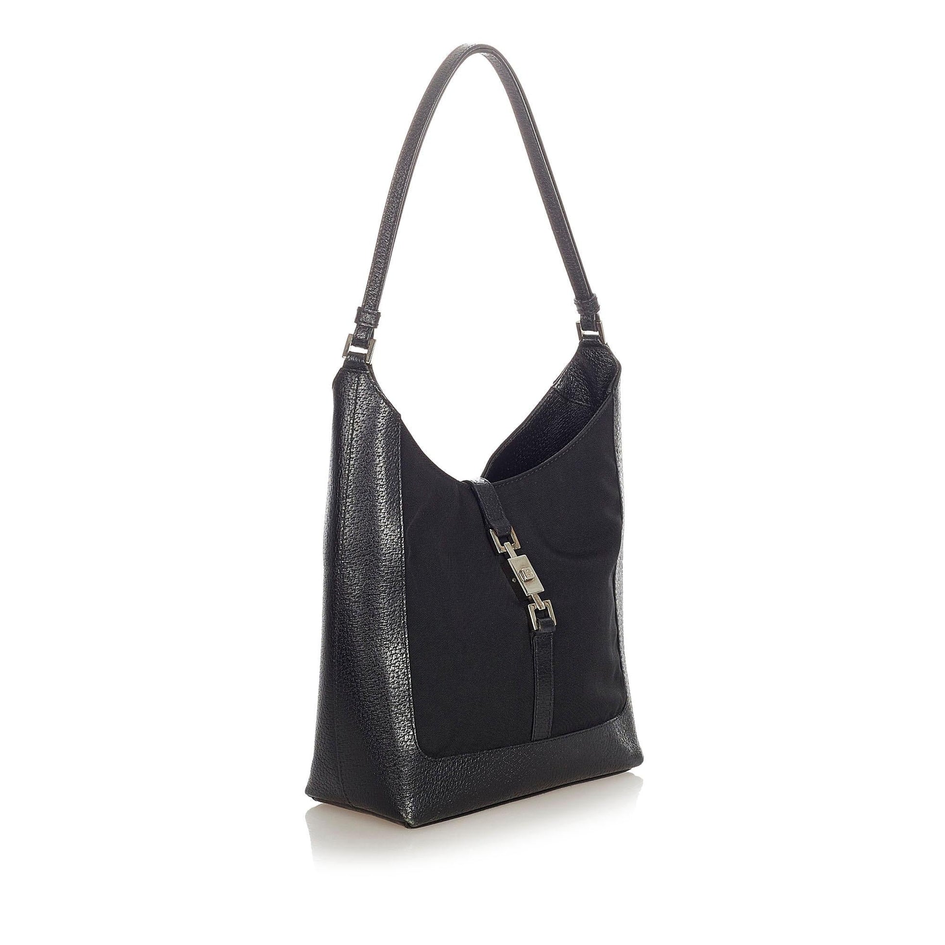 Gucci Jackie Canvas Shoulder Bag (SHG-31971)