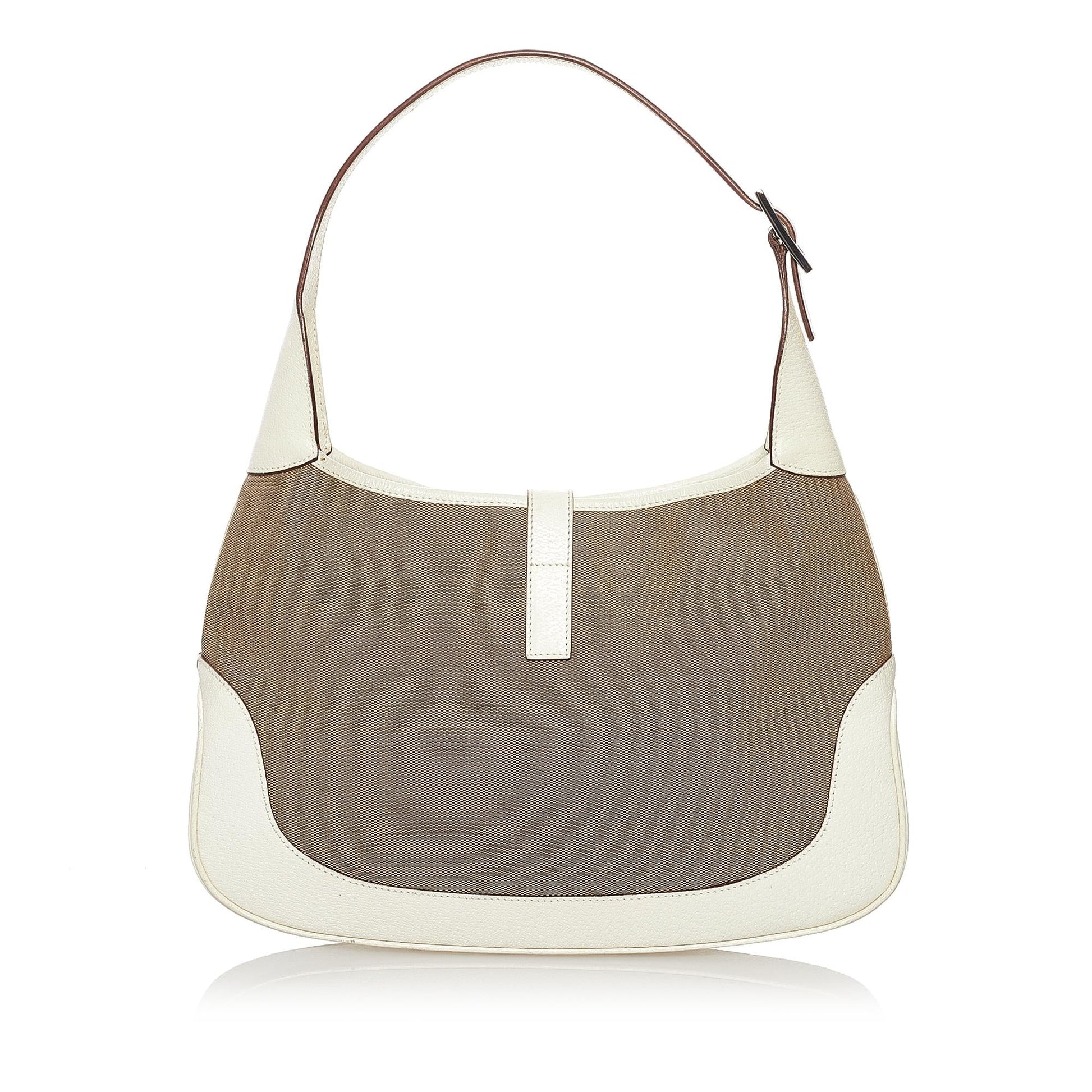 Gucci Jackie Canvas Shoulder Bag (SHG-32010)