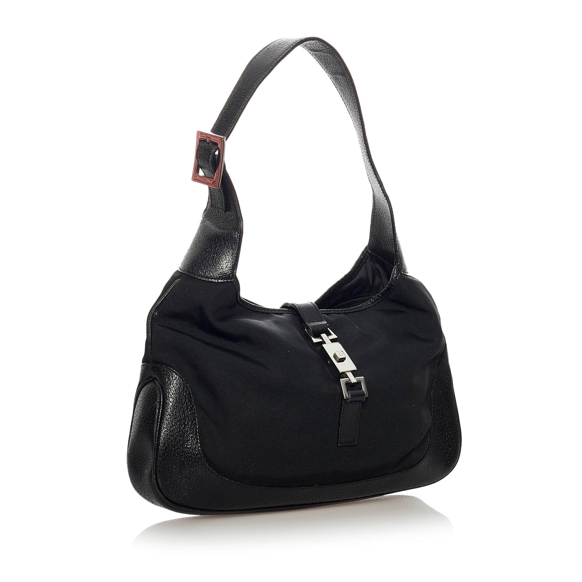 Gucci Jackie Nylon Shoulder Bag (SHG-29222)
