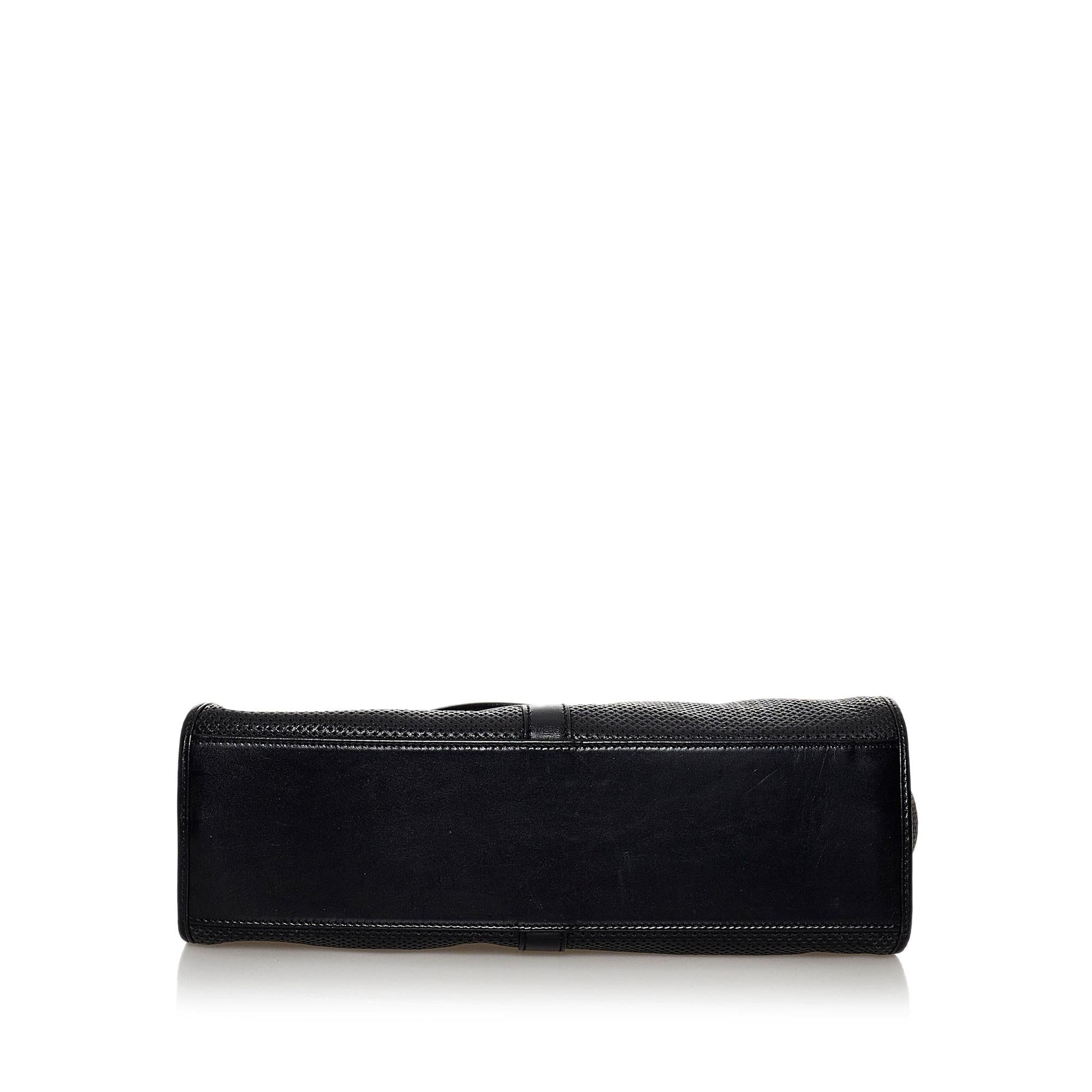 Gucci Jackie Perforated Leather Shoulder Bag (SHG-30008)