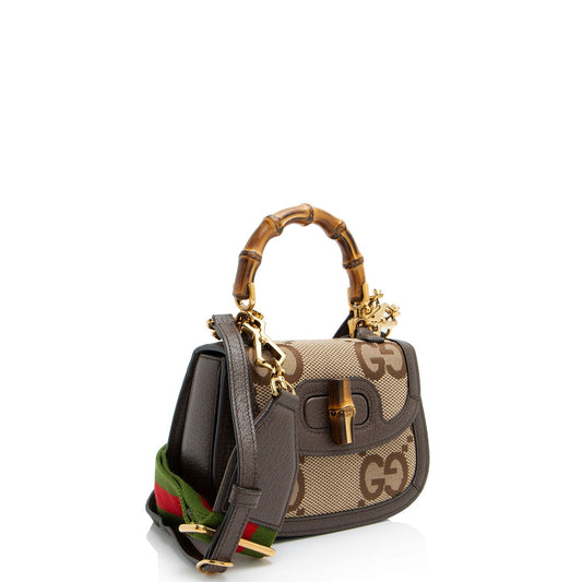 Gucci Nylon Leather Mini Shoulder Bag