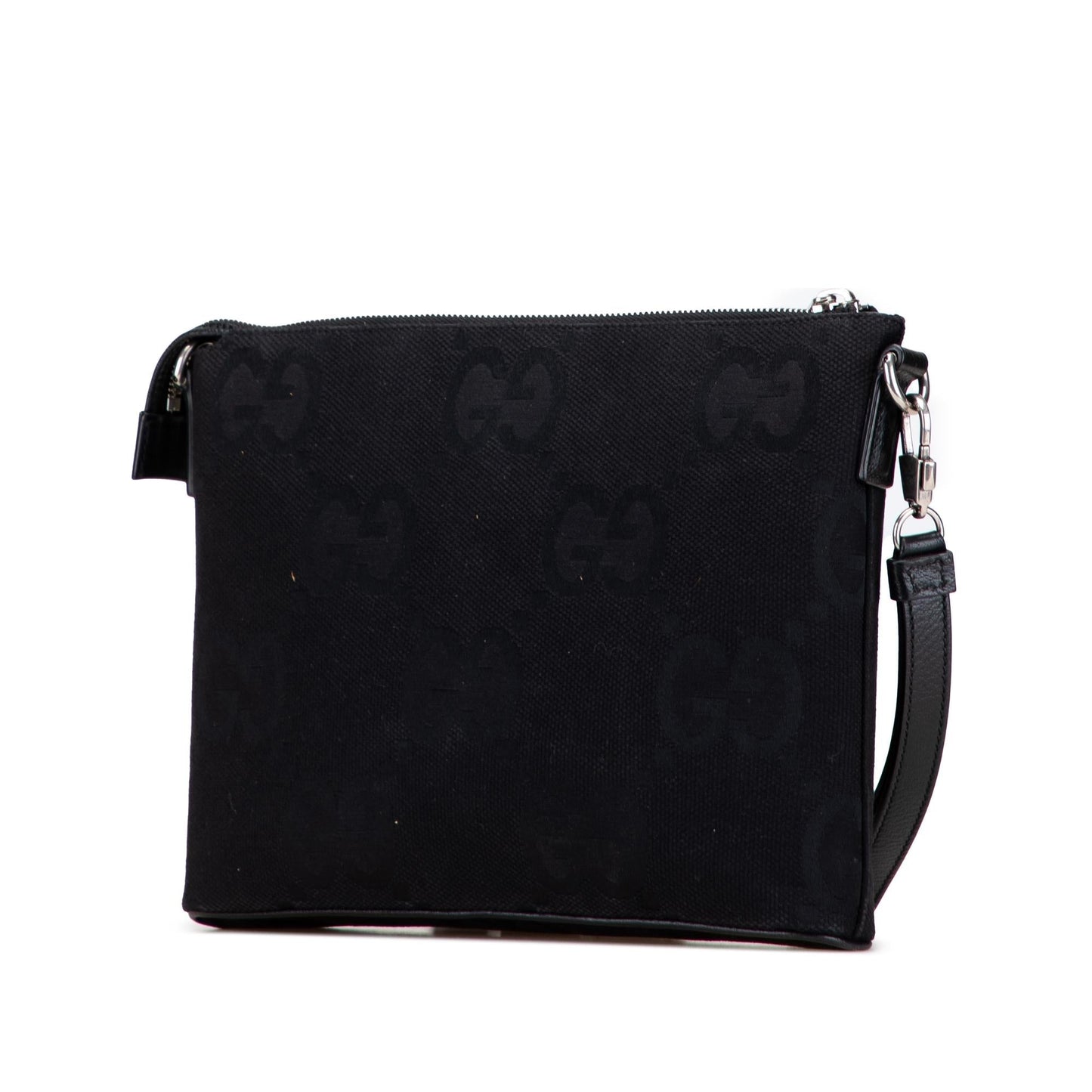 Gucci Jumbo GG Canvas Clutch on Strap