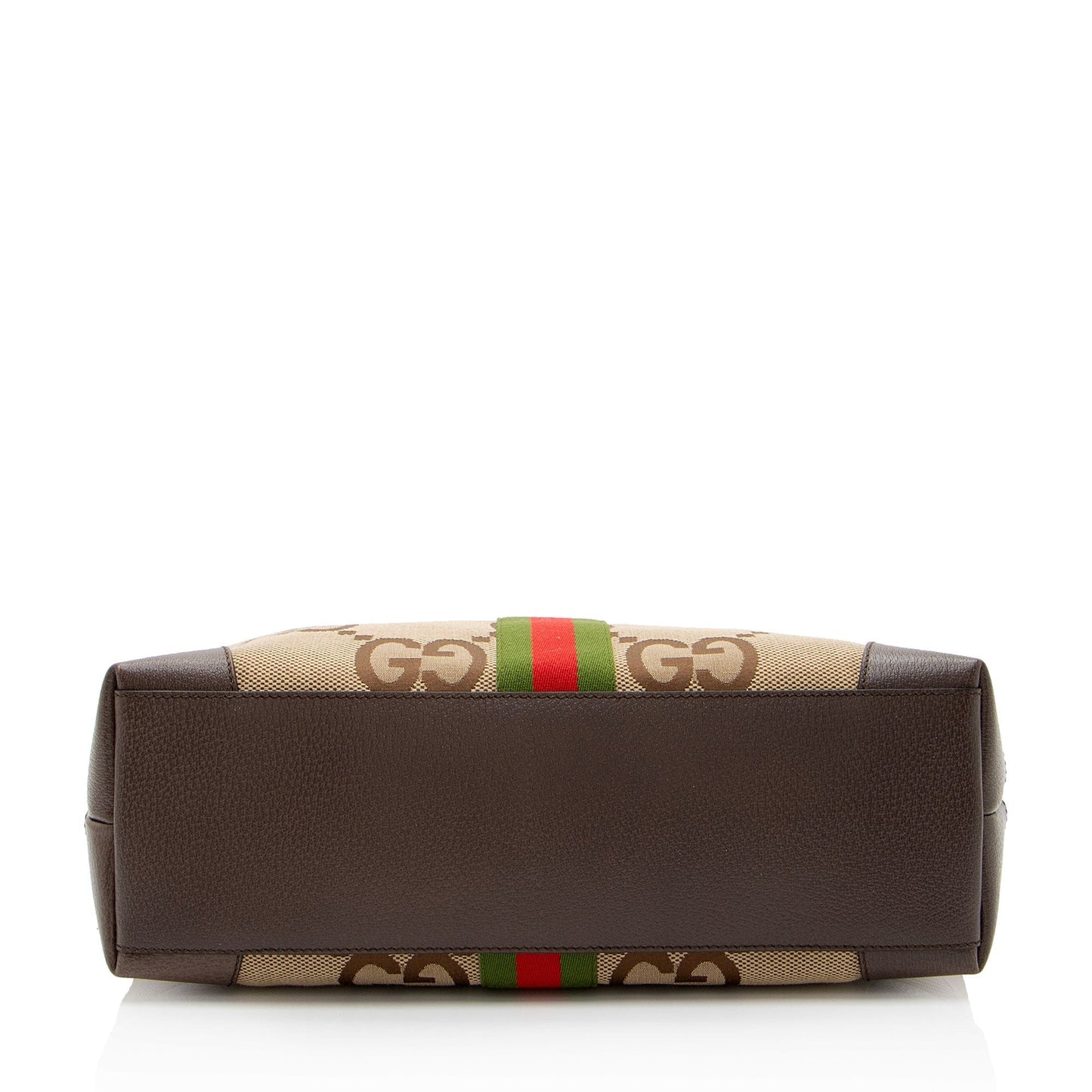 Gucci Nylon Leather Canvas Tote