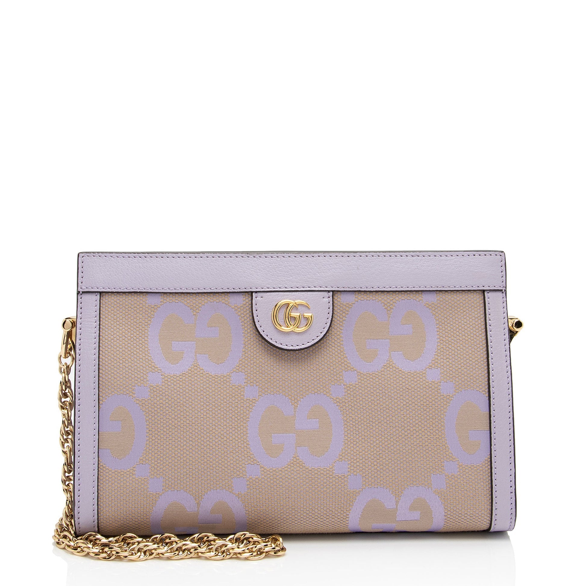 Gucci Leather Canvas Shoulder Bag