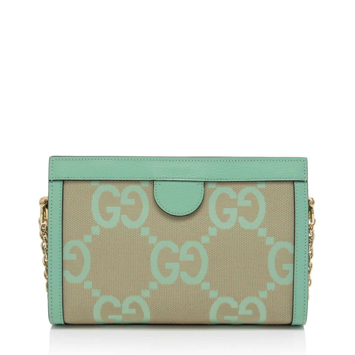 Gucci Jumbo GG Canvas Ophidia Medium Chain Shoulder Bag