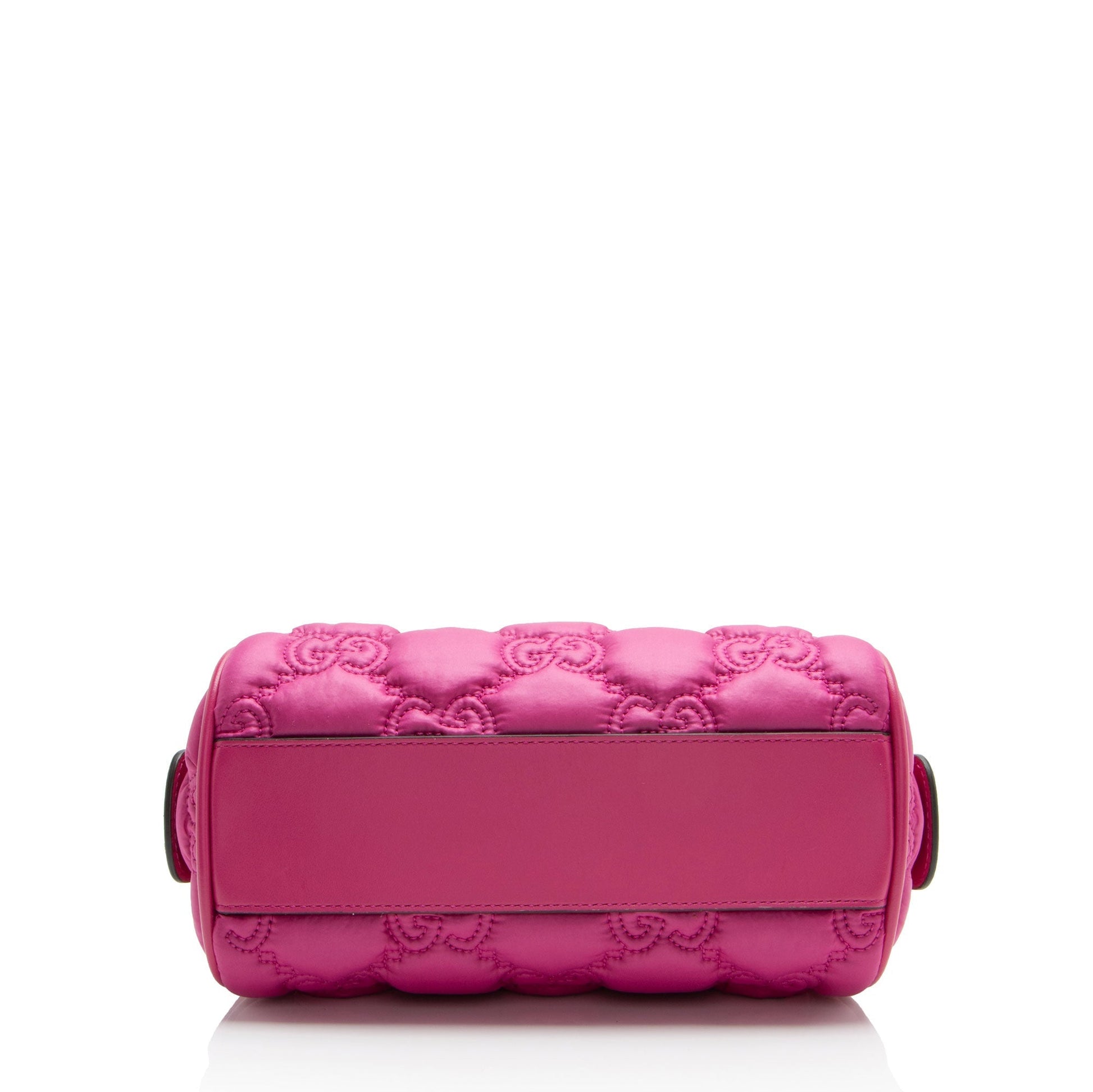 Gucci Jumbo GG Matelasse Nylon Mini Bowling Bag