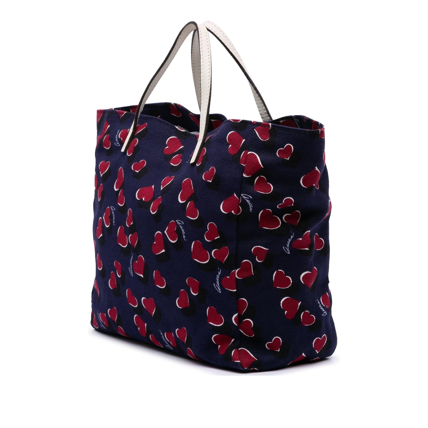 Gucci Kids Canvas Heartbeat Tote