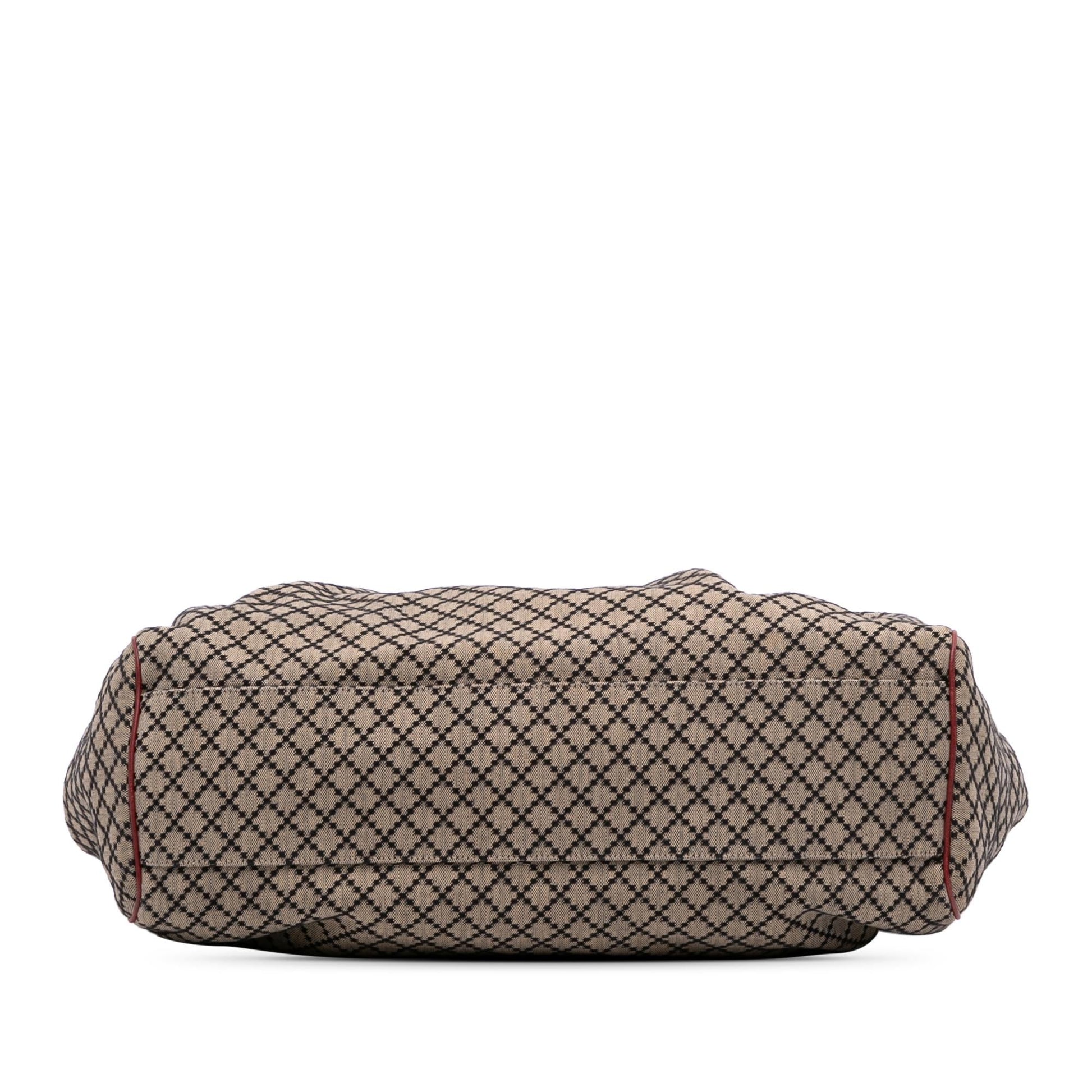Gucci Large Diamante Canvas Sukey Tote