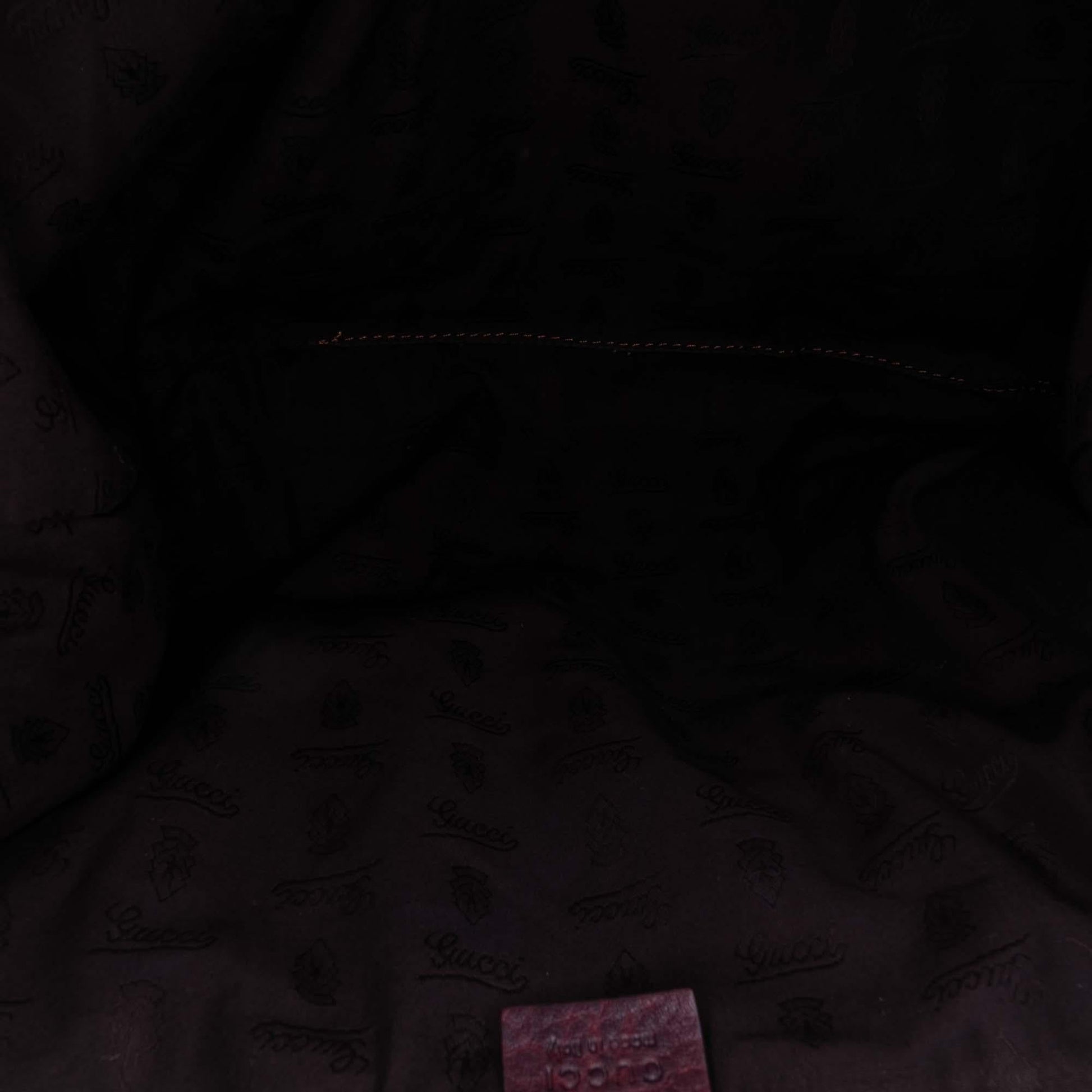 Gucci Large GG Canvas Bamboo Bar Tote