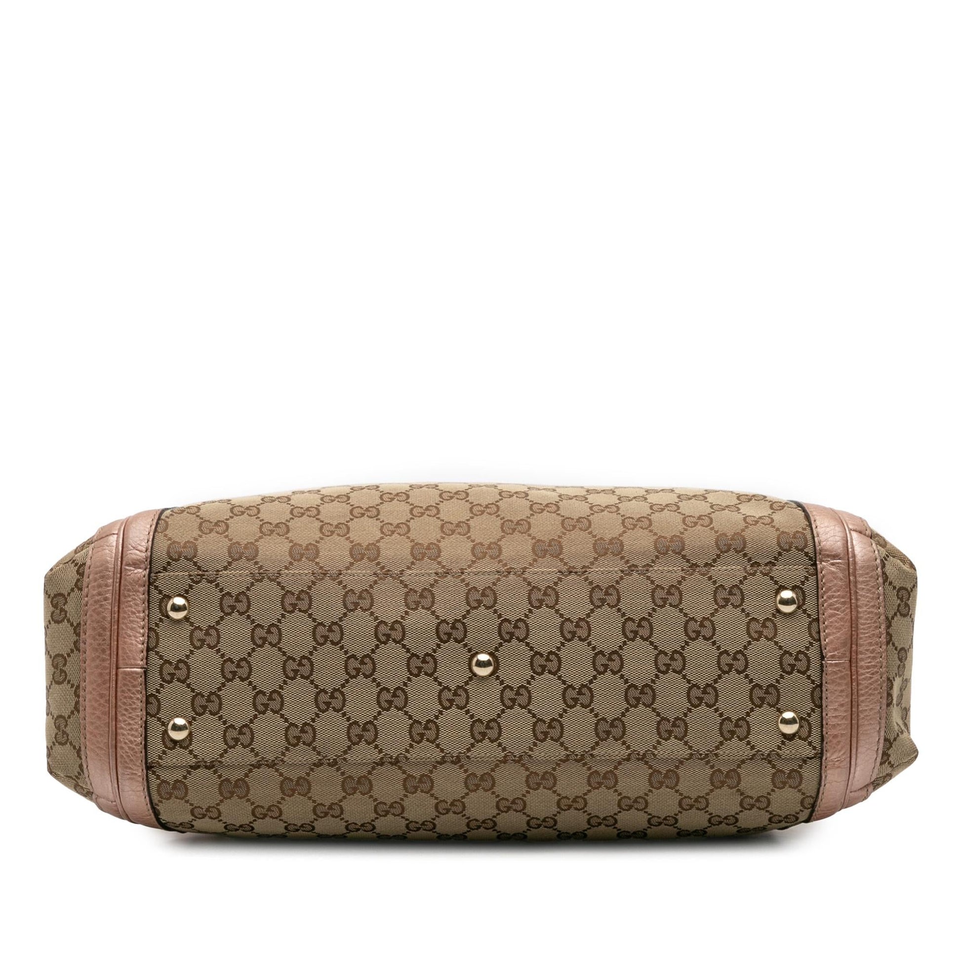 Gucci Large GG Canvas Bella Satchel