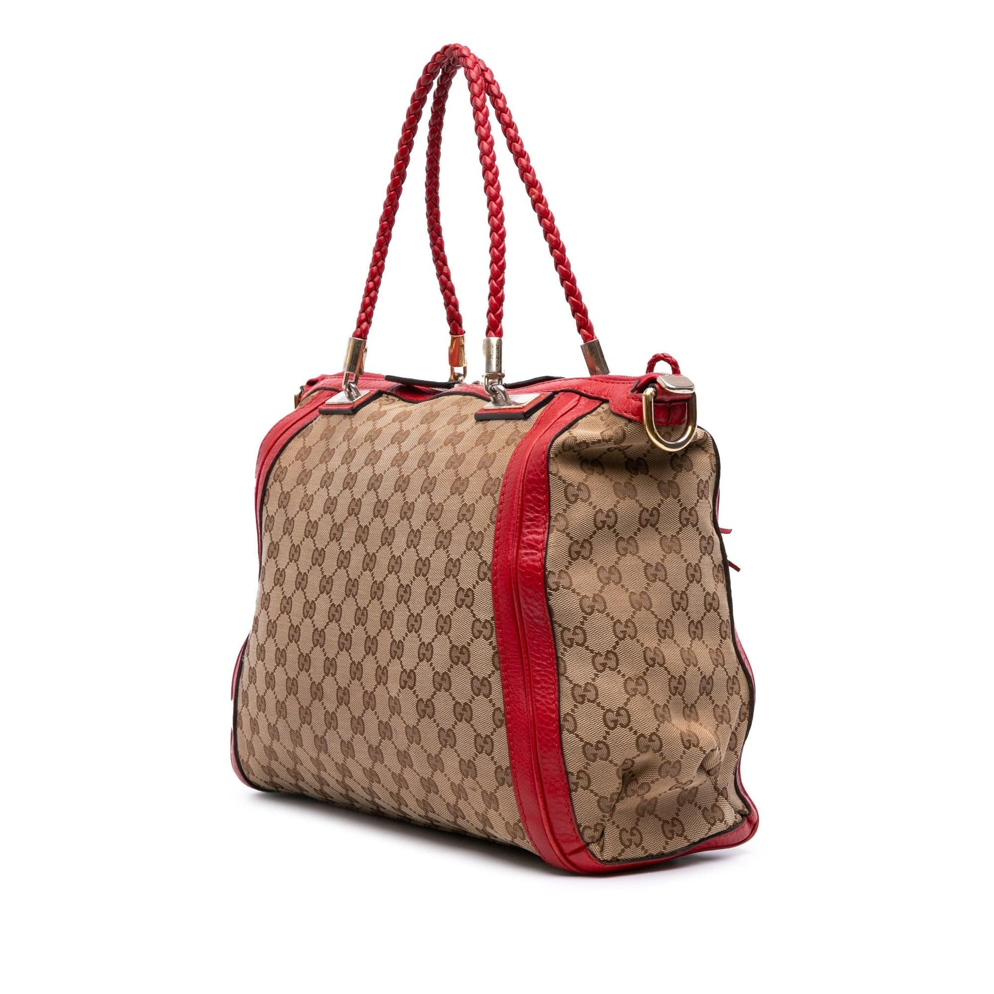 Gucci Large GG Canvas Bella Satchel