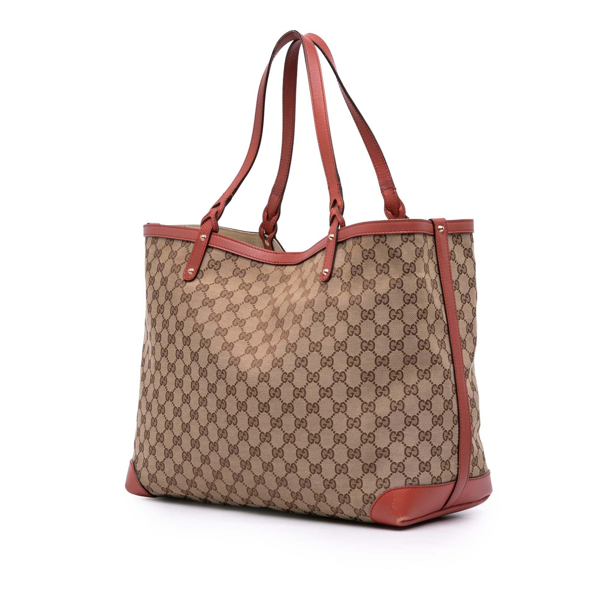 Gucci Large GG Canvas Craft Tote