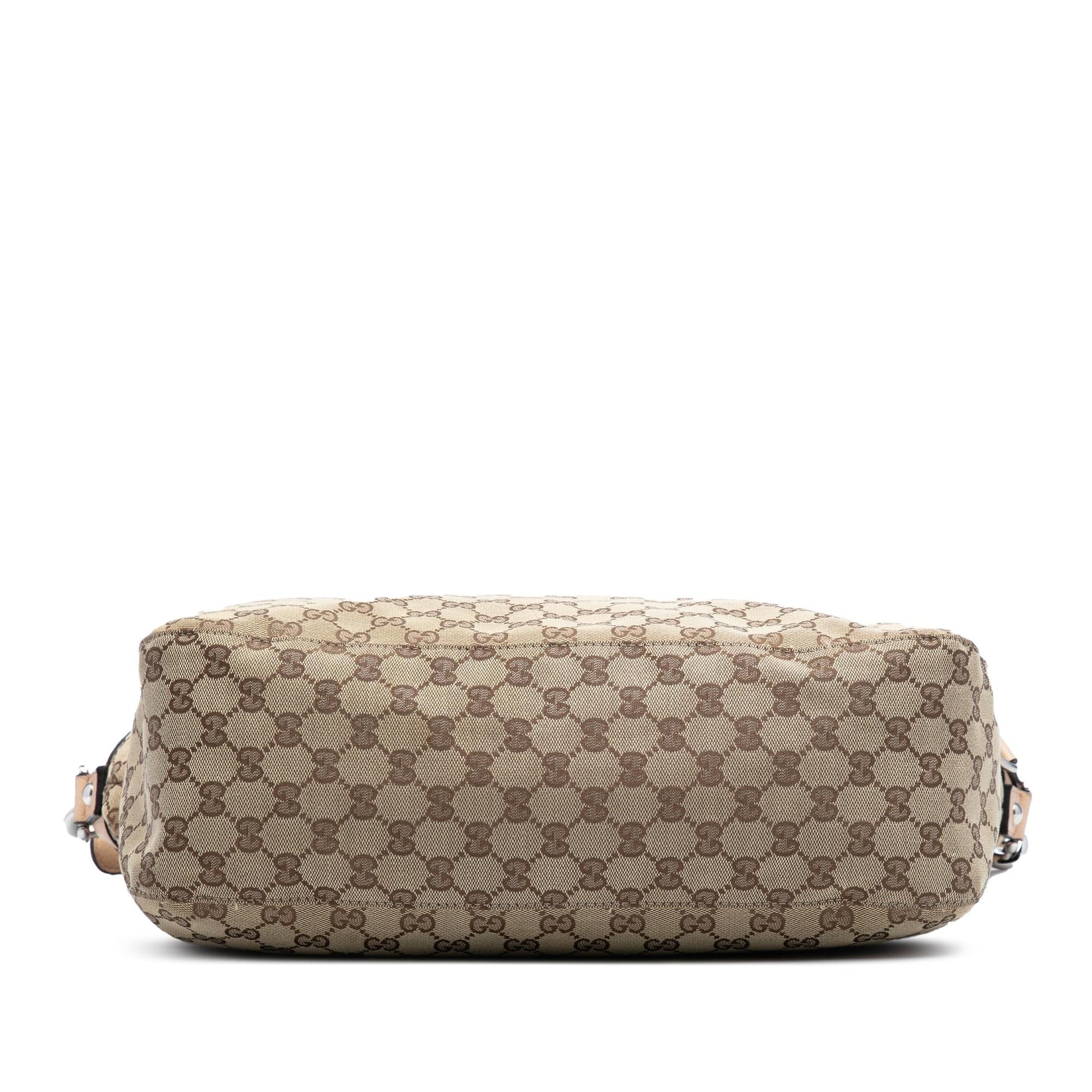 Gucci Large GG Canvas Icon Bit Satchel