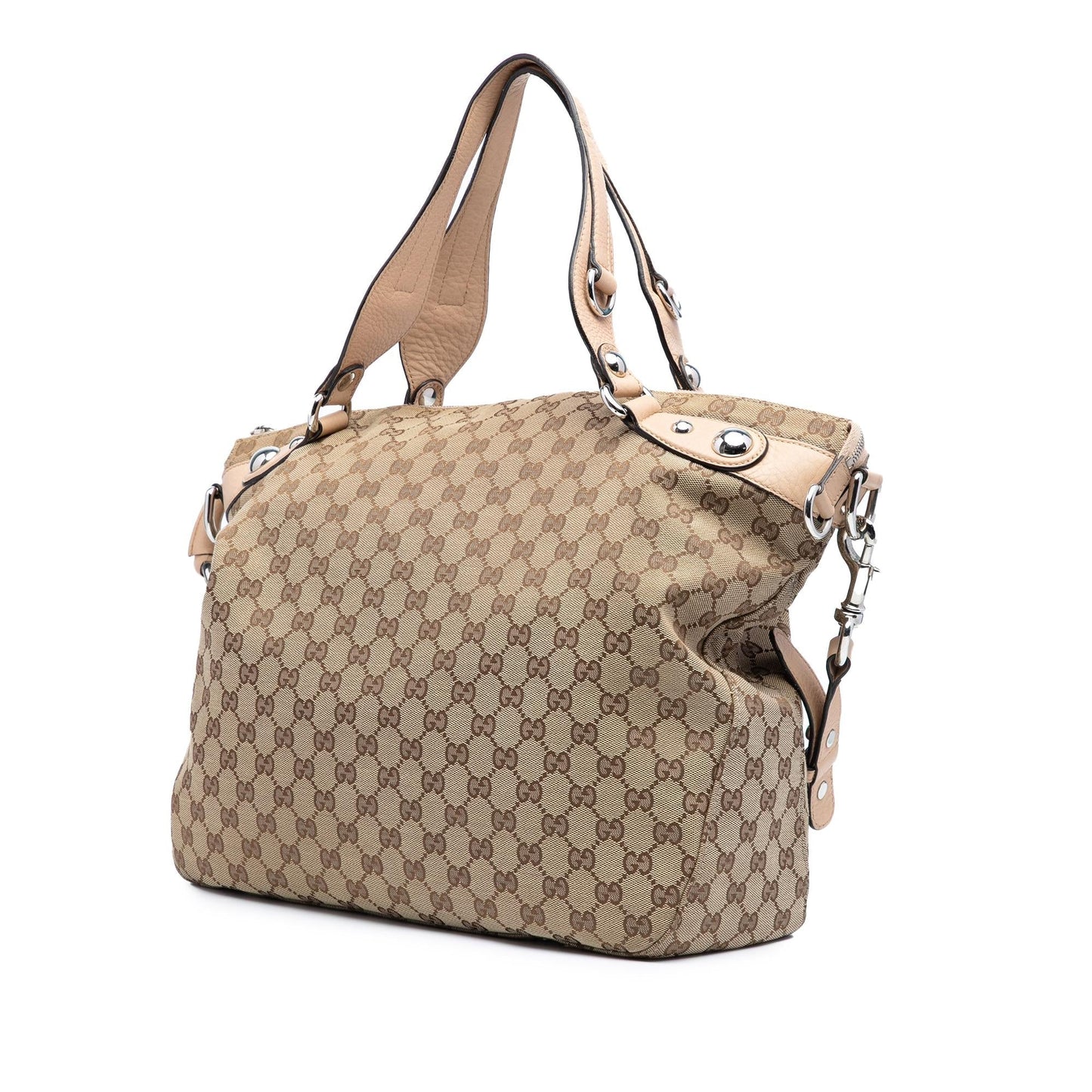 Gucci Large GG Canvas Icon Bit Satchel