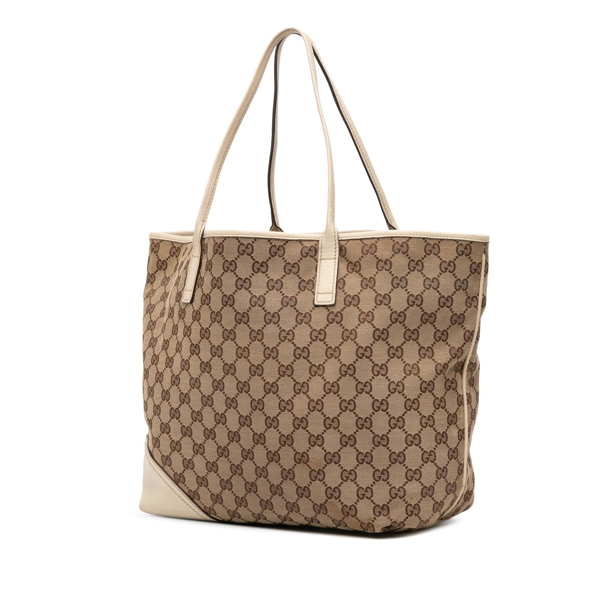 Gucci Large GG Canvas New Britt Tote