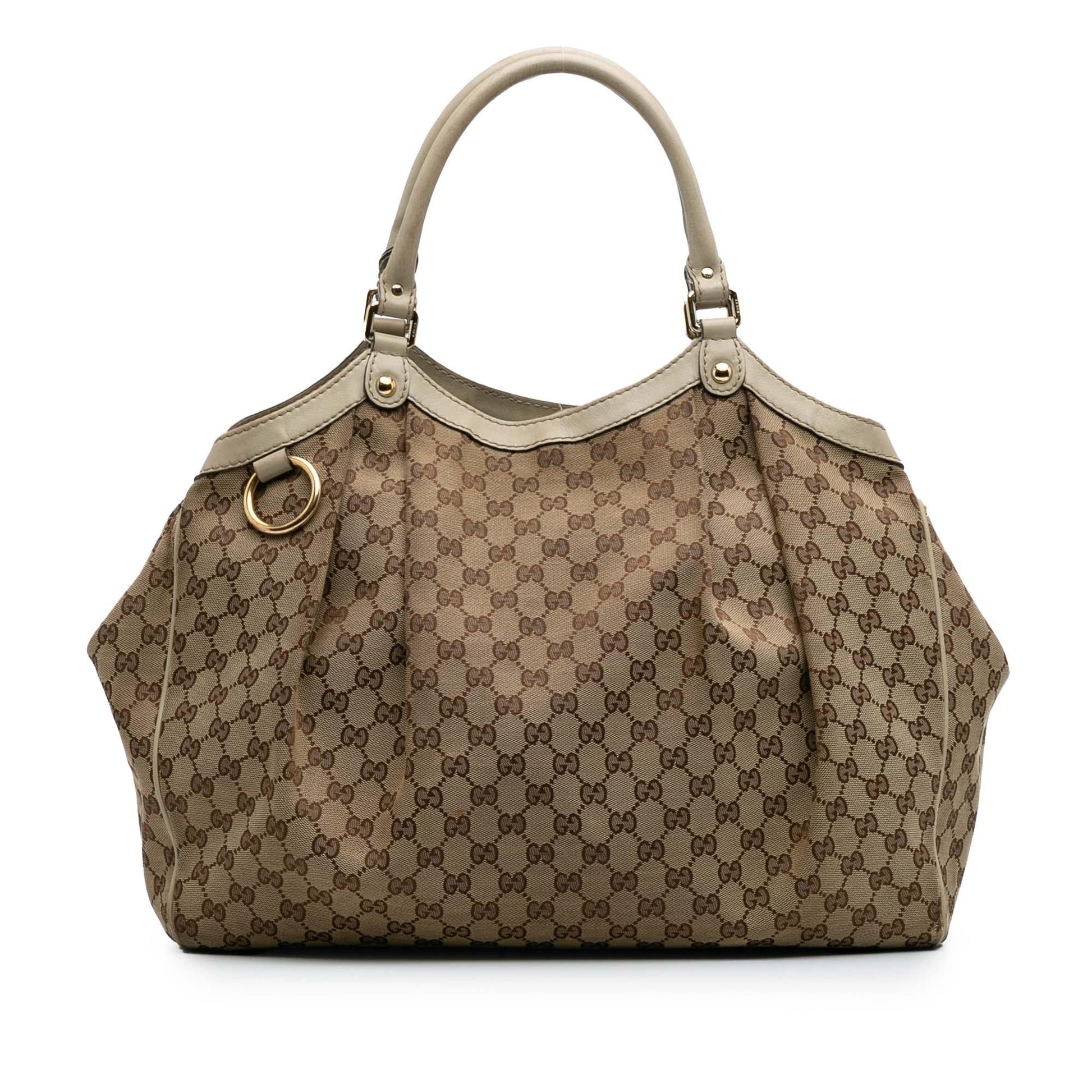 Gucci Large GG Canvas Sukey Tote