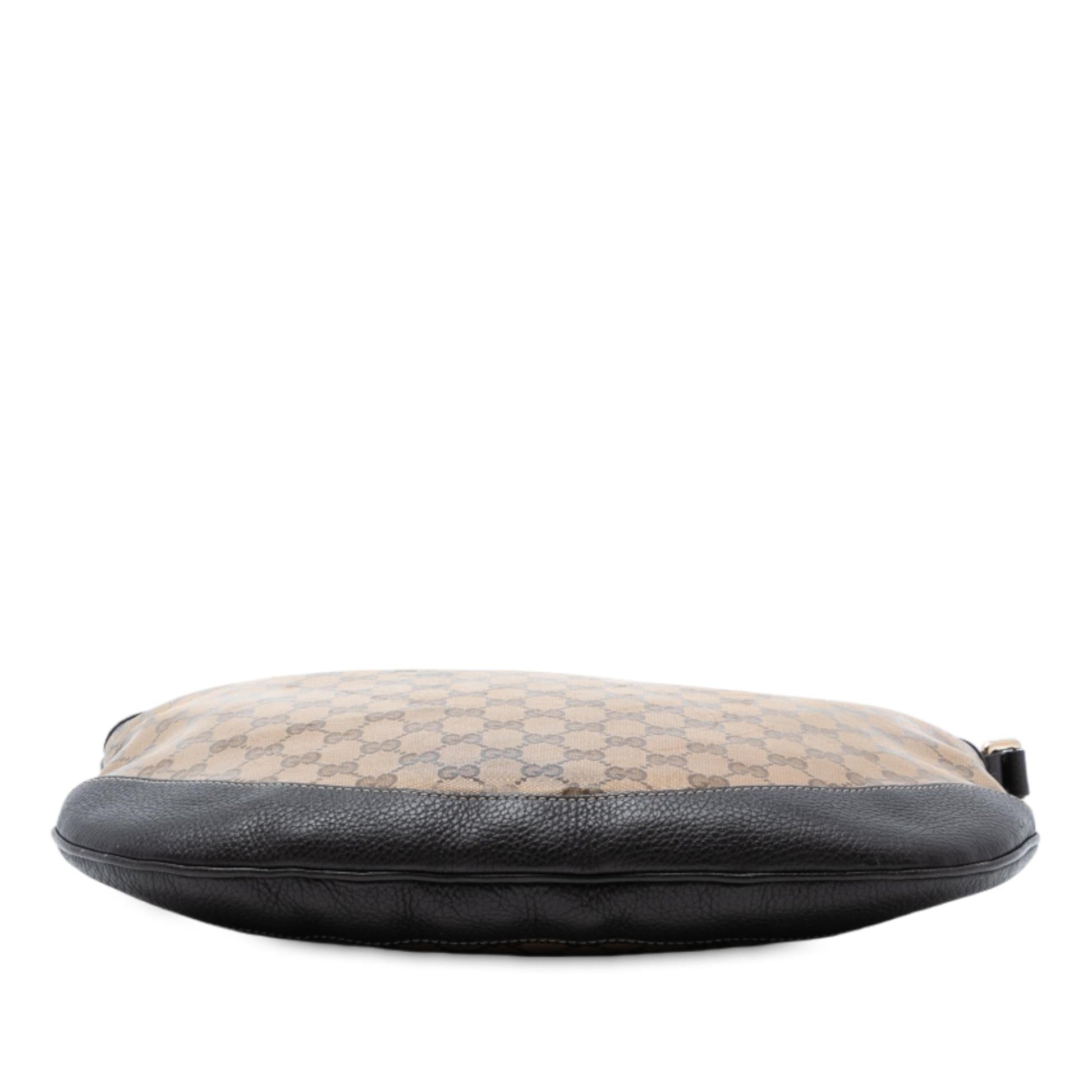 Gucci Large GG Crystal Half Moon Crossbody