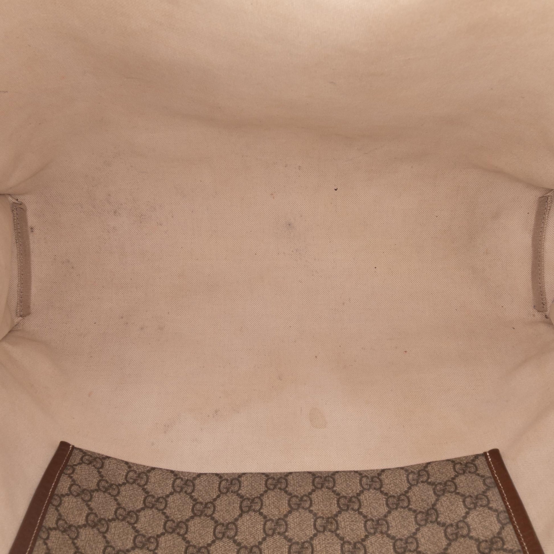Gucci Large GG Supreme Web Loop Tote