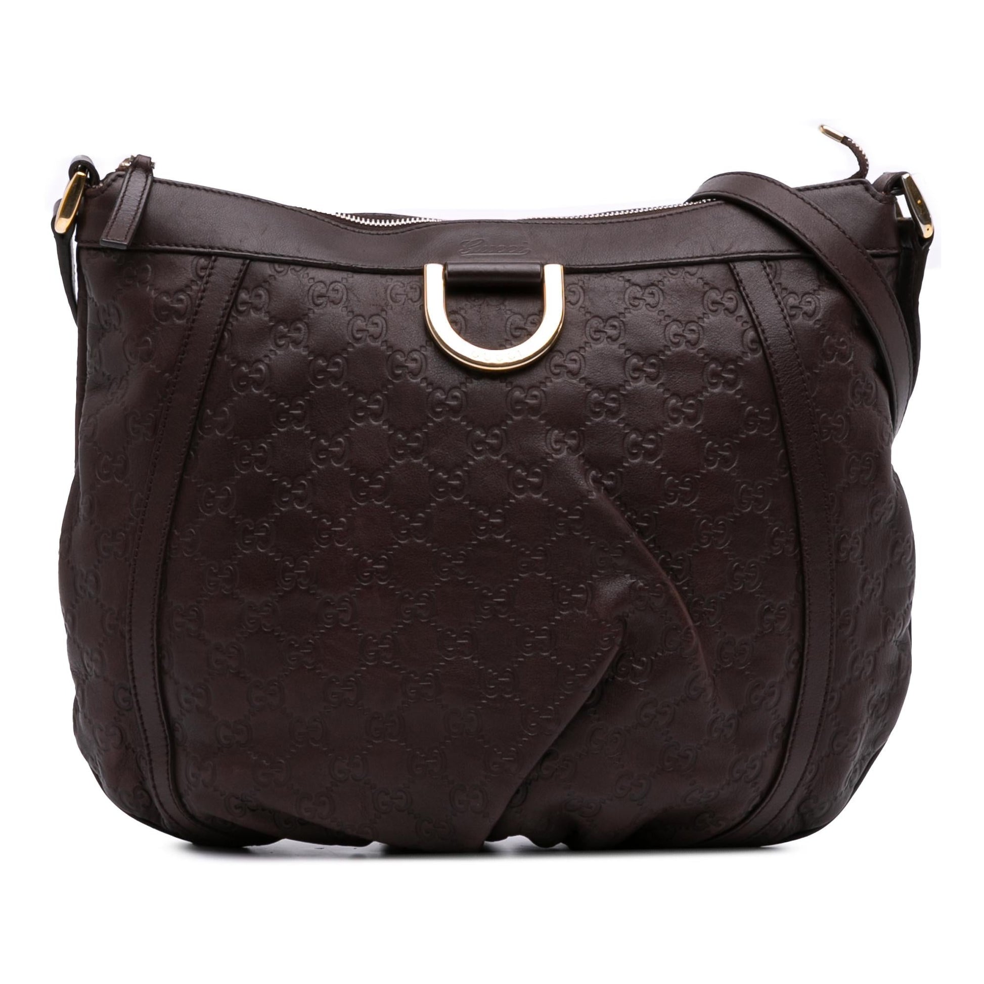 Gucci Large Guccissima Abbey D Ring Crossbody