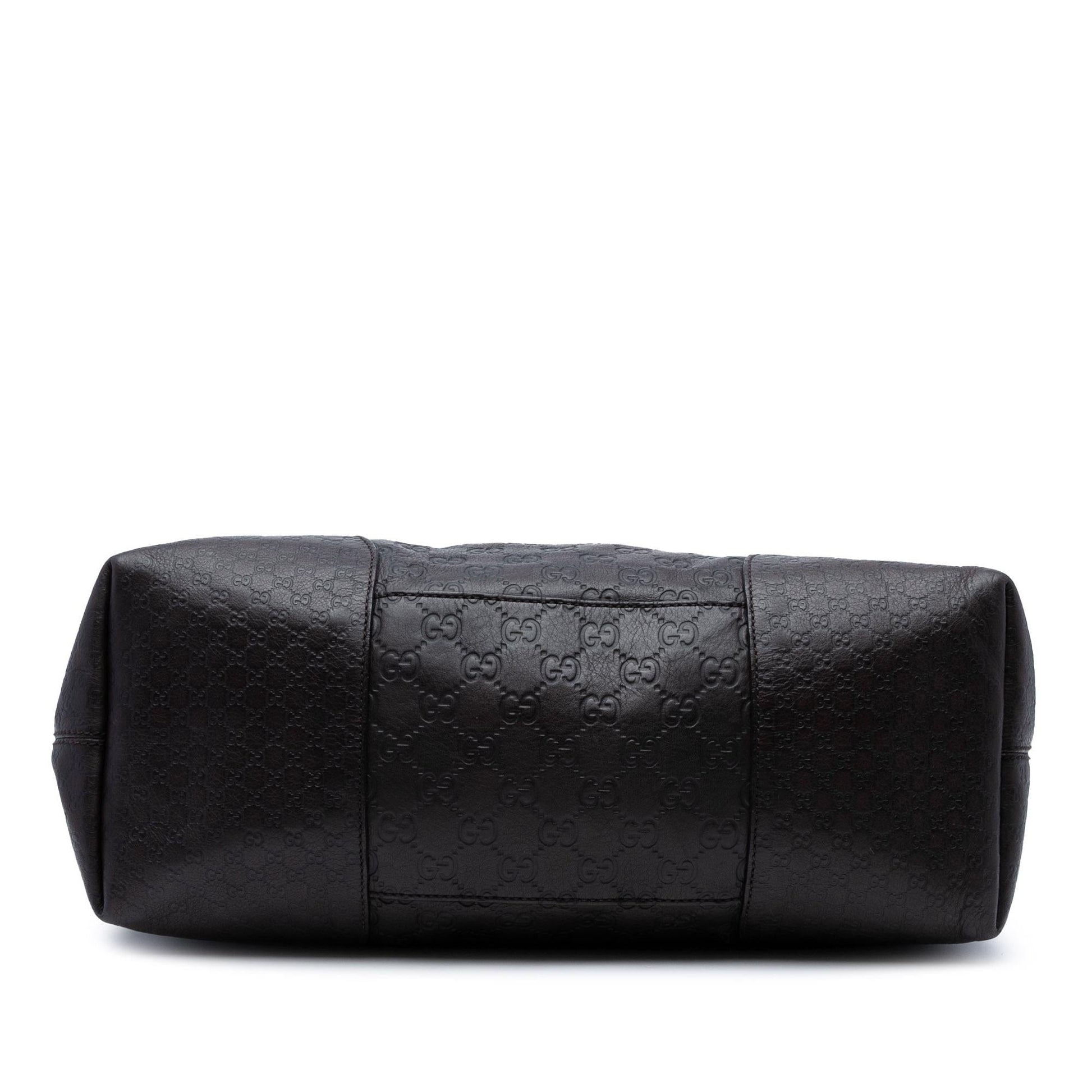 Gucci Large Guccissima Bree Fold Over Tote