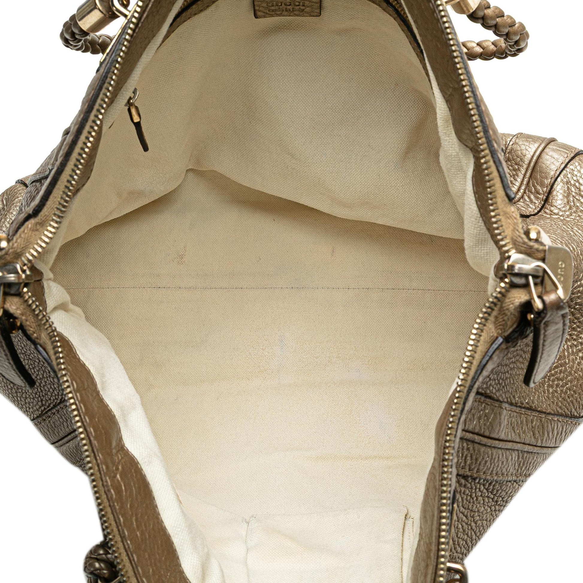Gucci Large Leather Bella Tote