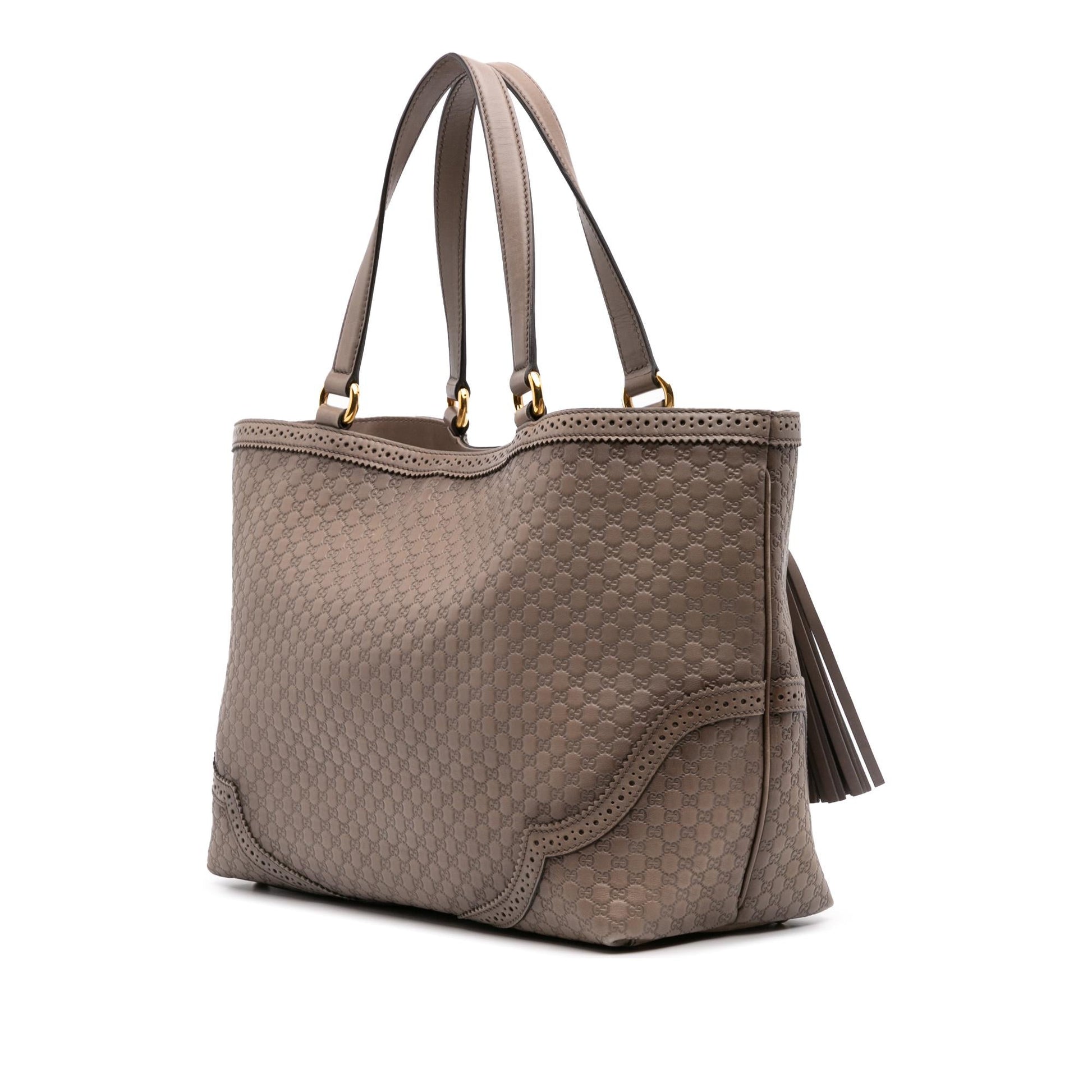 Gucci Large Microguccissima Brogue Duilio Tote
