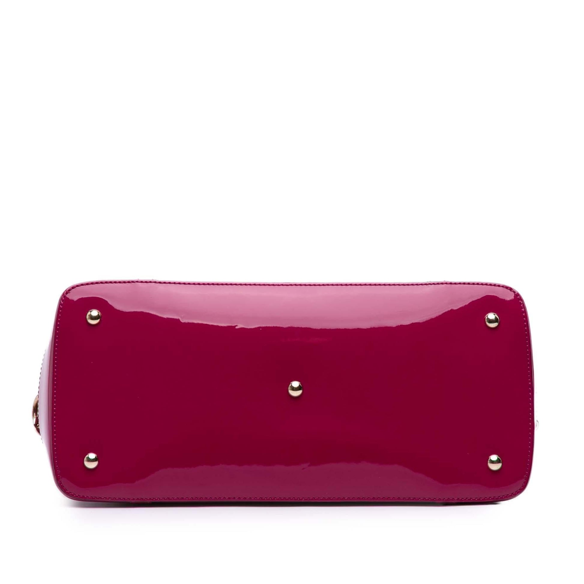 Gucci Large Microguccissima Patent Nice Dome Satchel