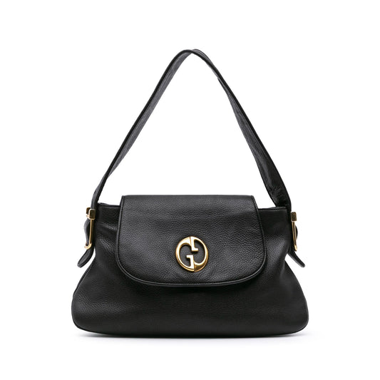 Gucci Leather 1973 Shoulder Bag