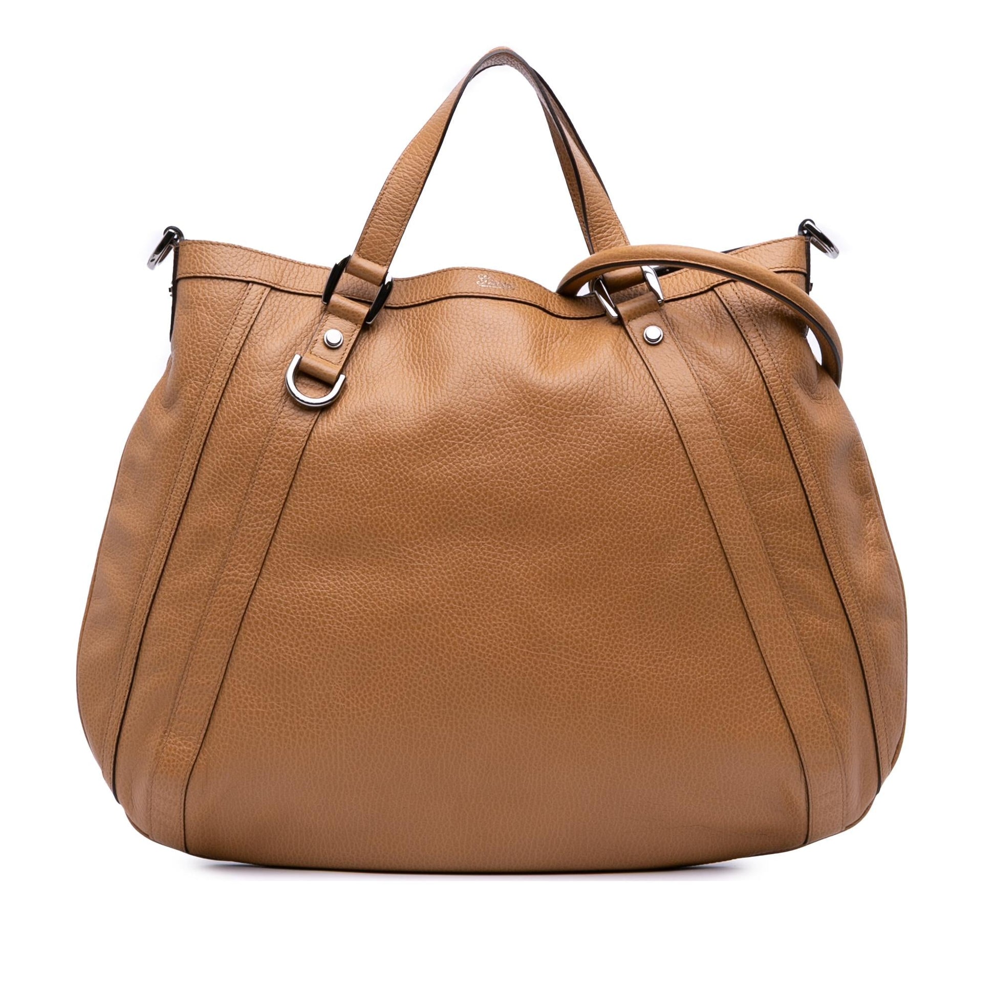 Gucci Leather Abbey D Ring Satchel