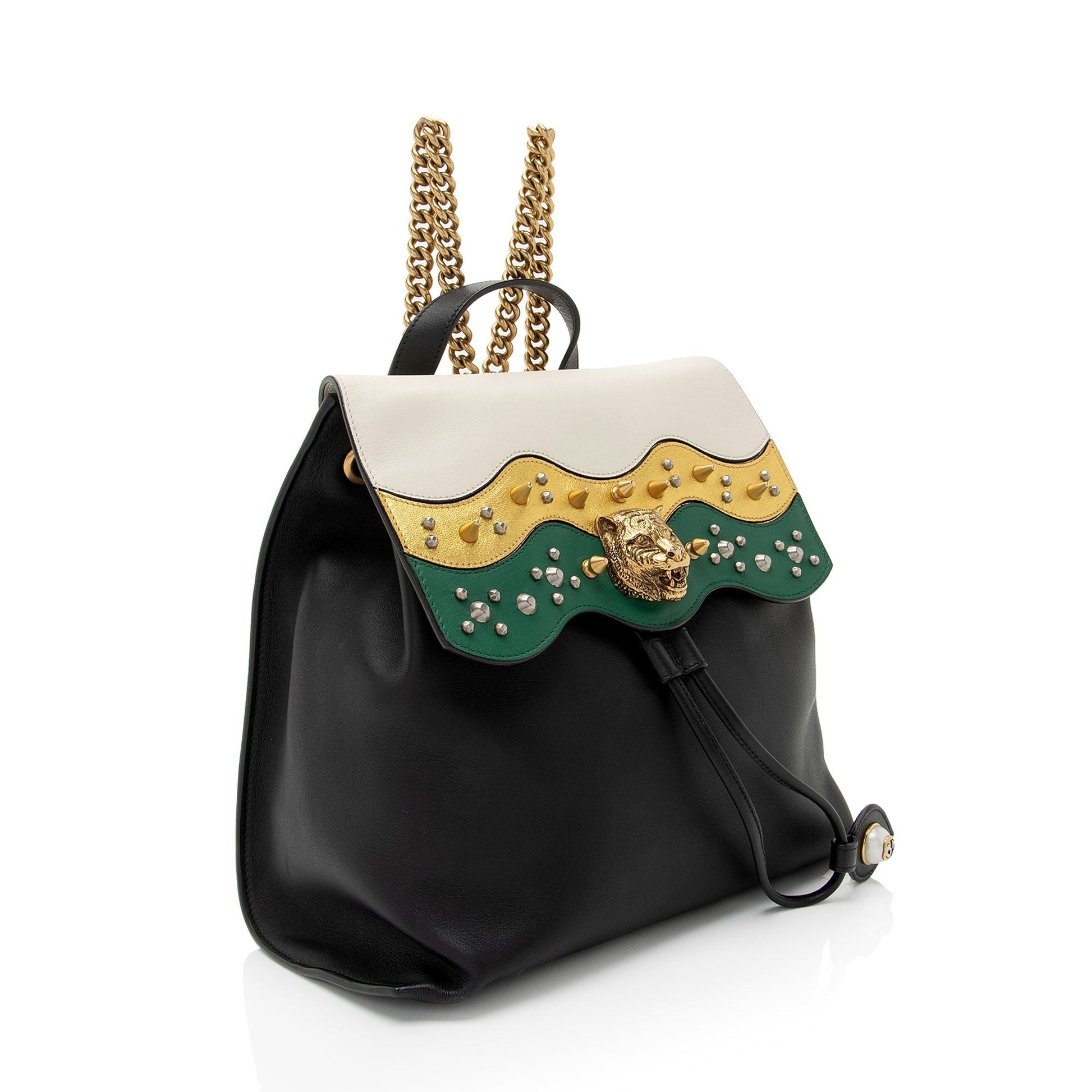Gucci Chain Leather Shoulder Bag