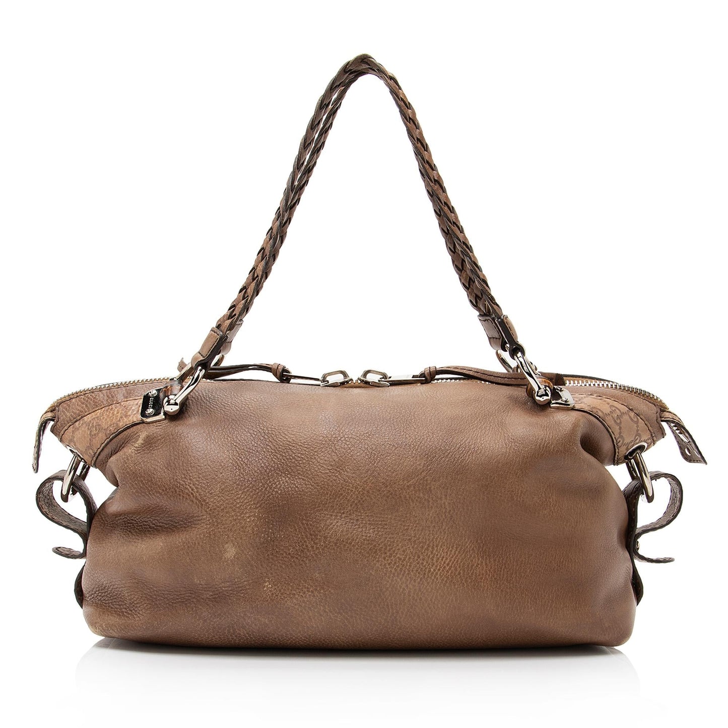 Gucci Leather Bamboo Bar Large Tote (SHF-23016)