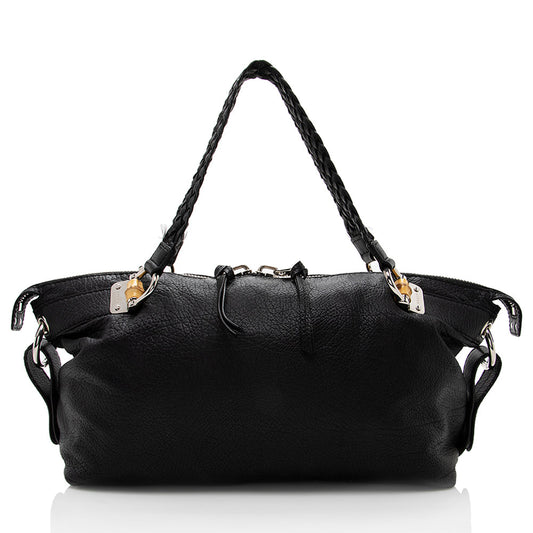 Gucci Bamboo Leather Tote Style 22