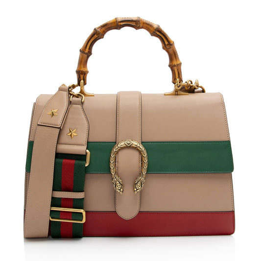 Gucci Nylon Leather Canvas Shoulder Bag