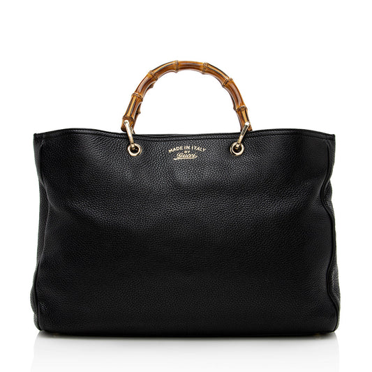 Gucci Bamboo Leather Tote Style 21