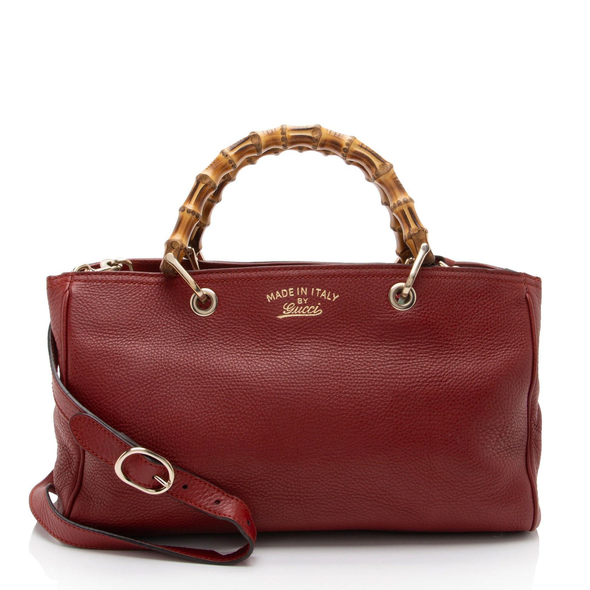 Gucci Leather Canvas Tote