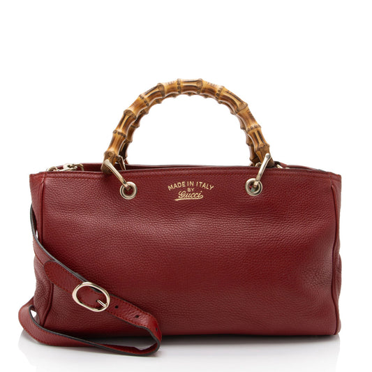 Gucci Leather Canvas Tote