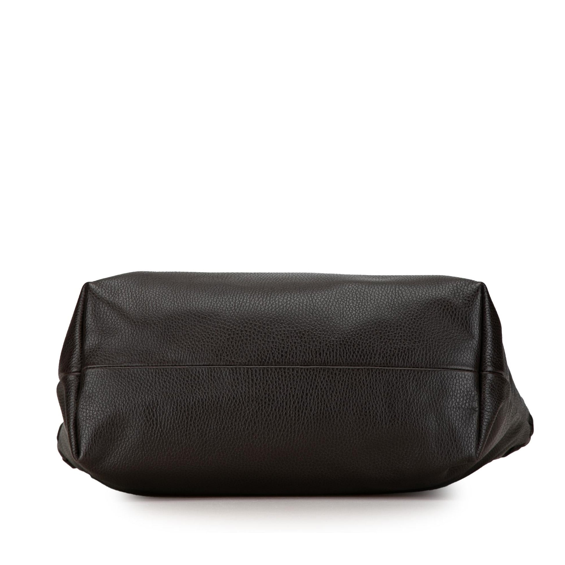 Gucci Leather Bamboo Tassel Tote (SHG-JdskXP)