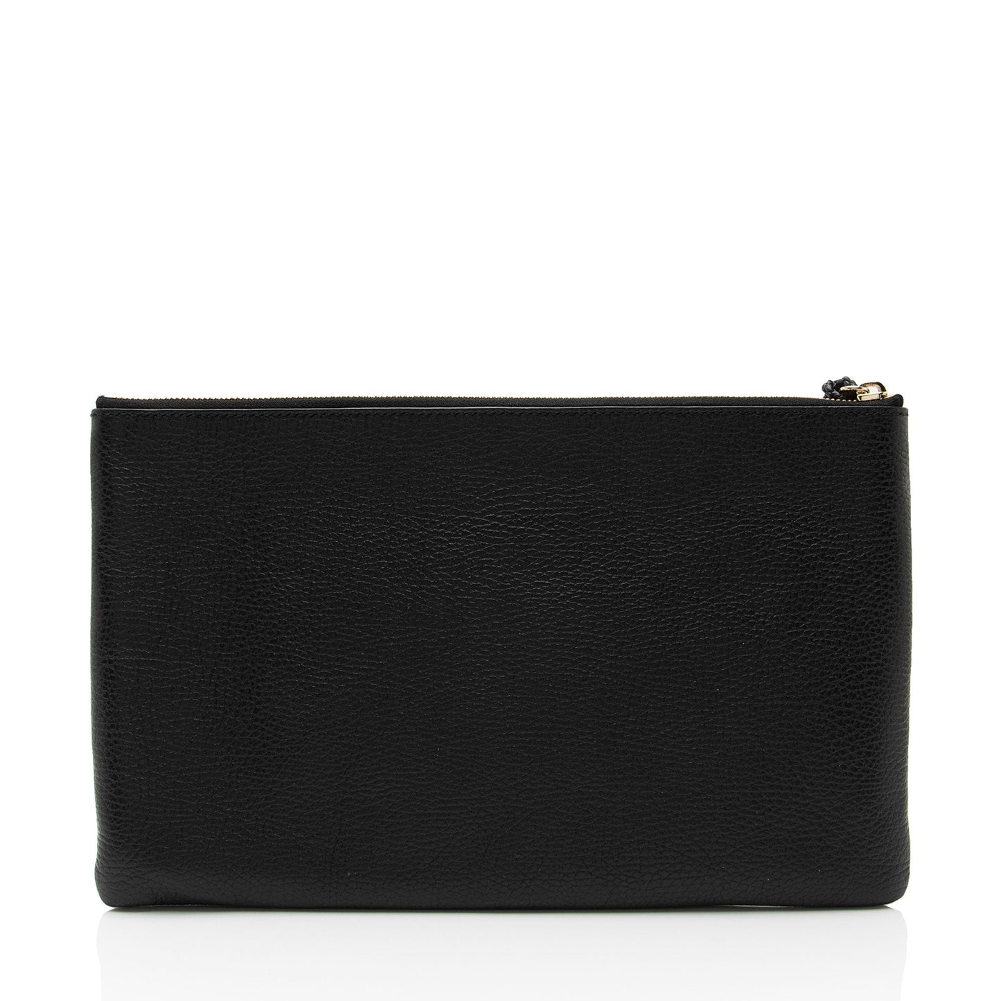 Gucci Pochette Leather Canvas Clutch