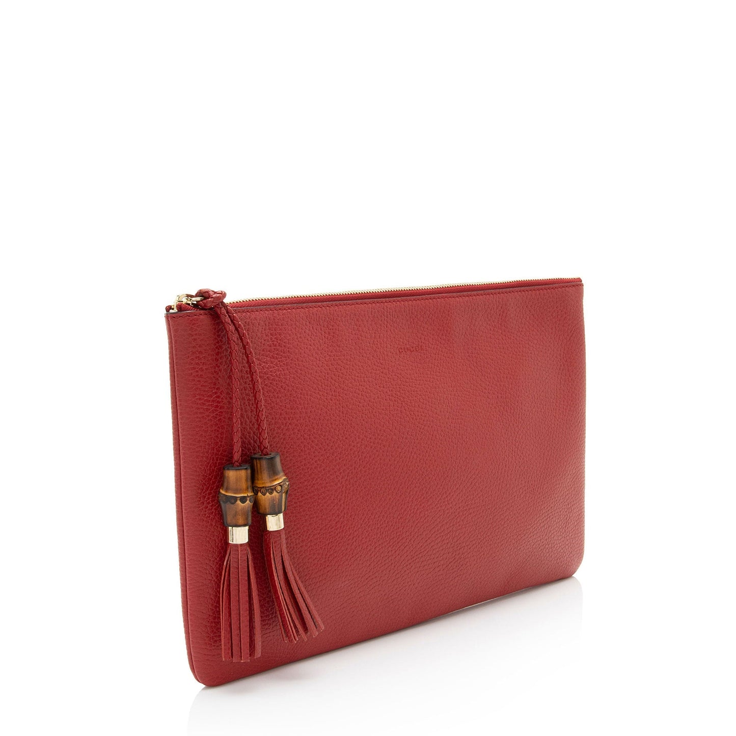 Gucci Leather Canvas Clutch
