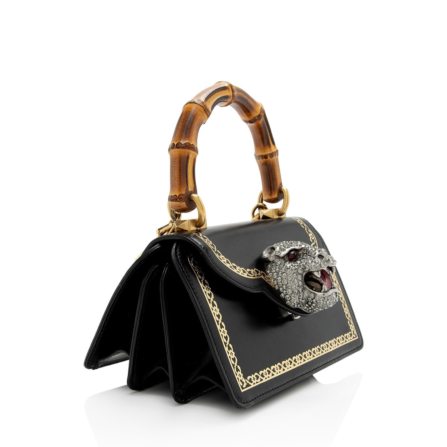 Gucci Leather Top Handle Crossbody