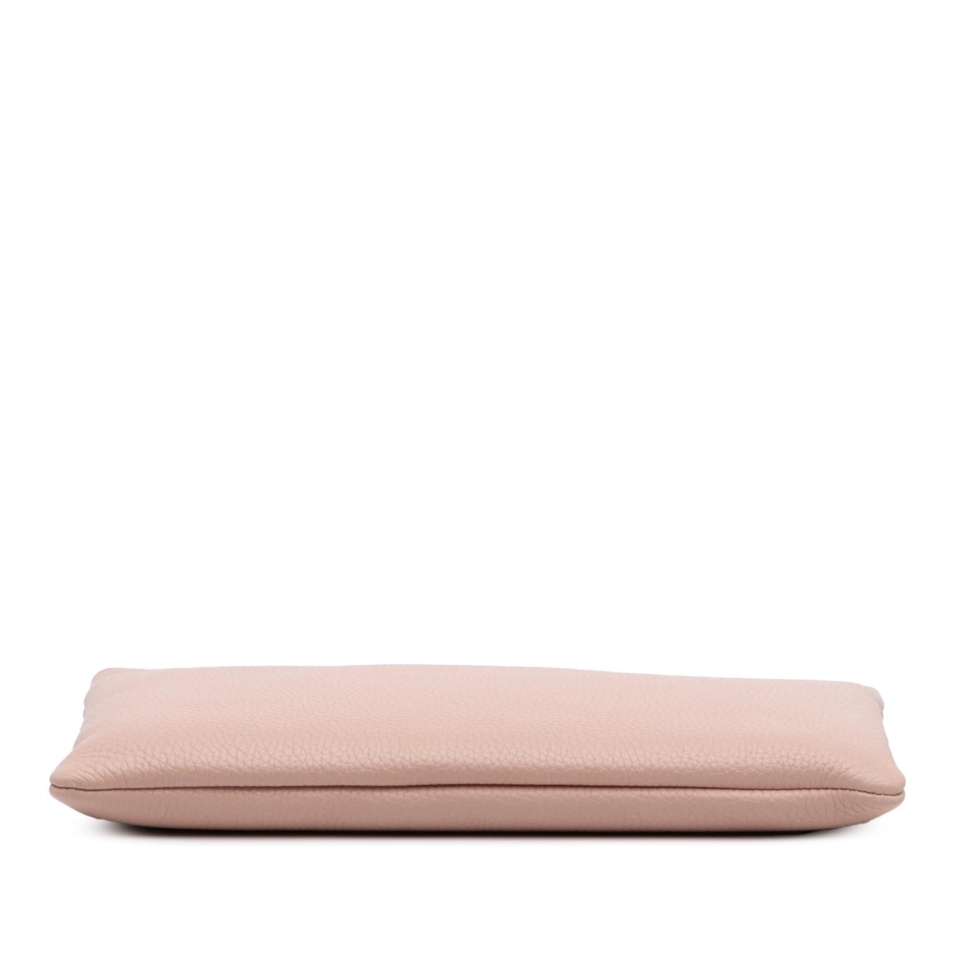 Gucci Leather Blind For Love Clutch