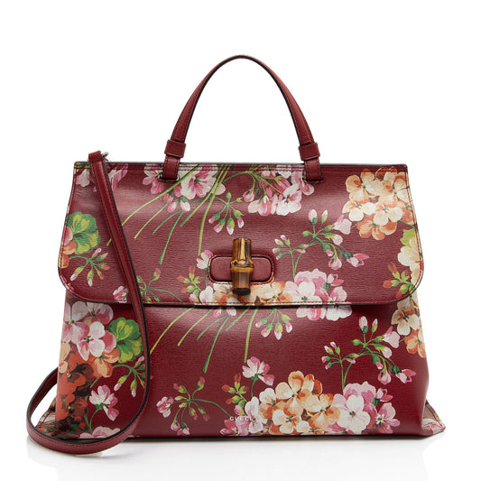 Gucci Leather Canvas Shoulder Bag