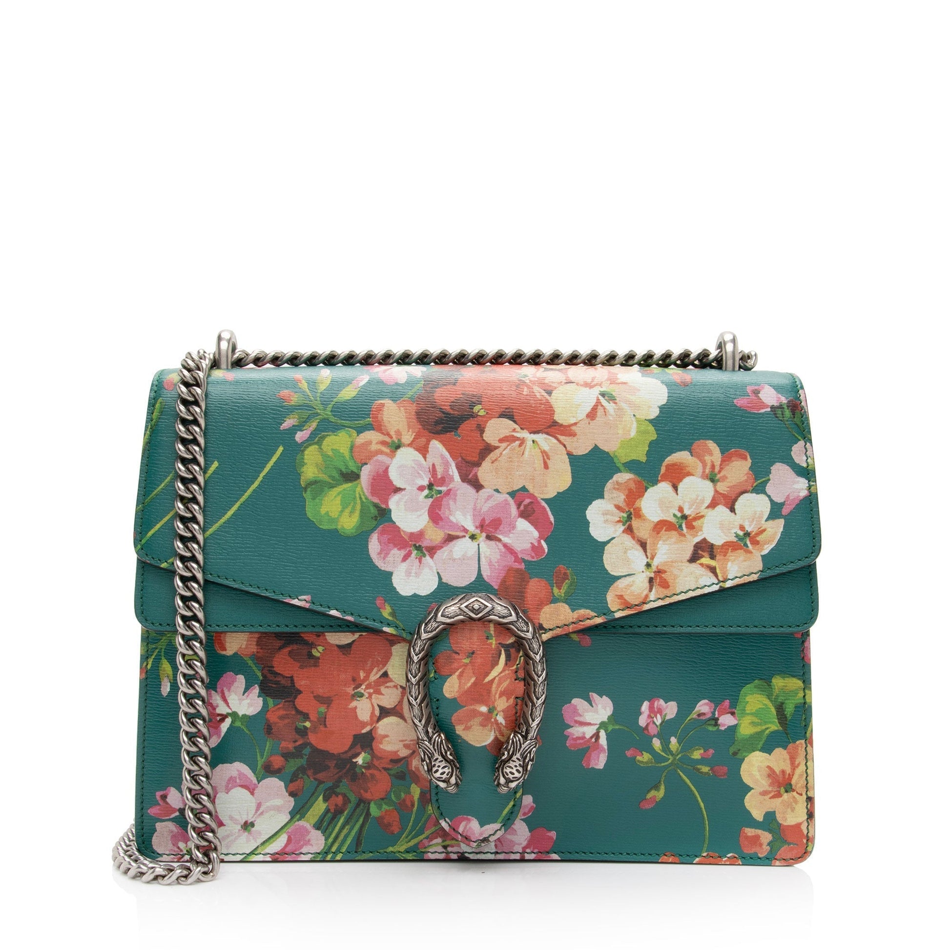 Gucci Leather Canvas Shoulder Bag