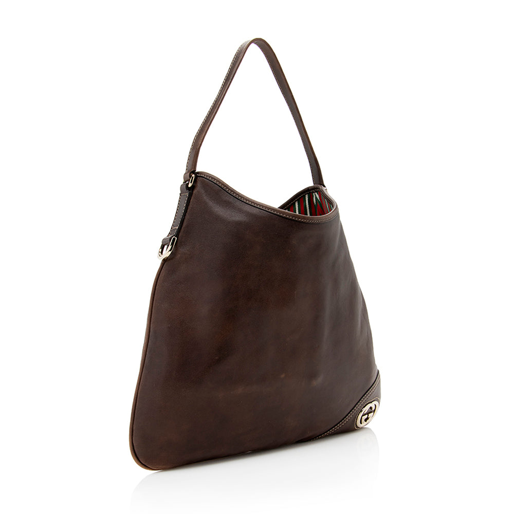Gucci Leather Shoulder Bag Style 47