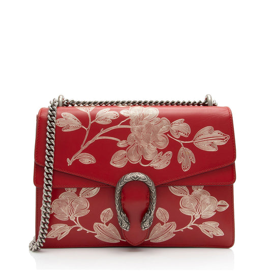 Gucci Leather Canvas Shoulder Bag