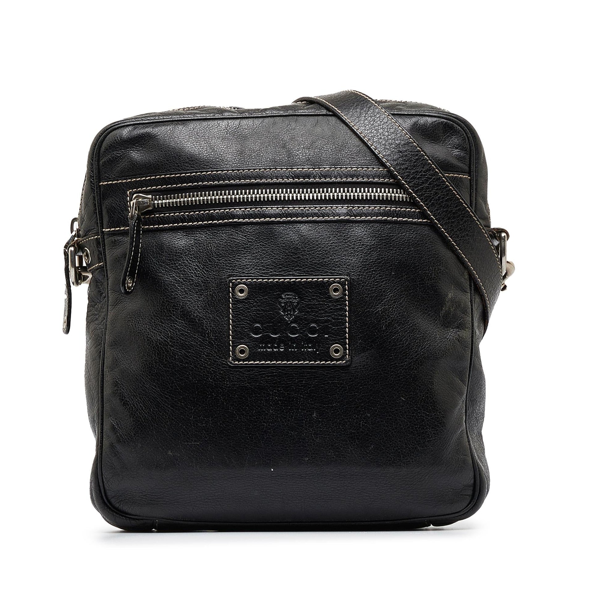 Gucci Monogram Leather Crossbody