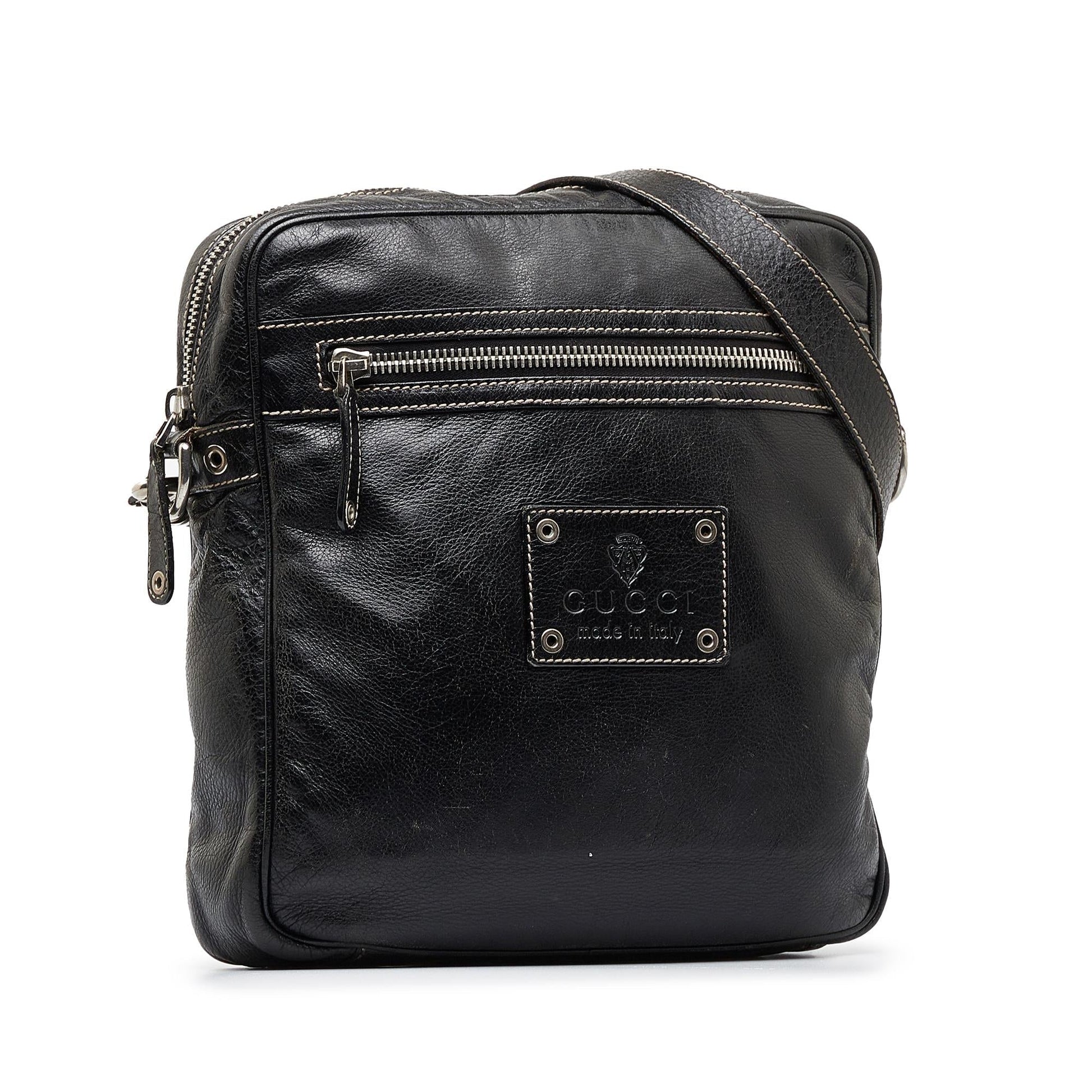 Gucci Monogram Leather Crossbody