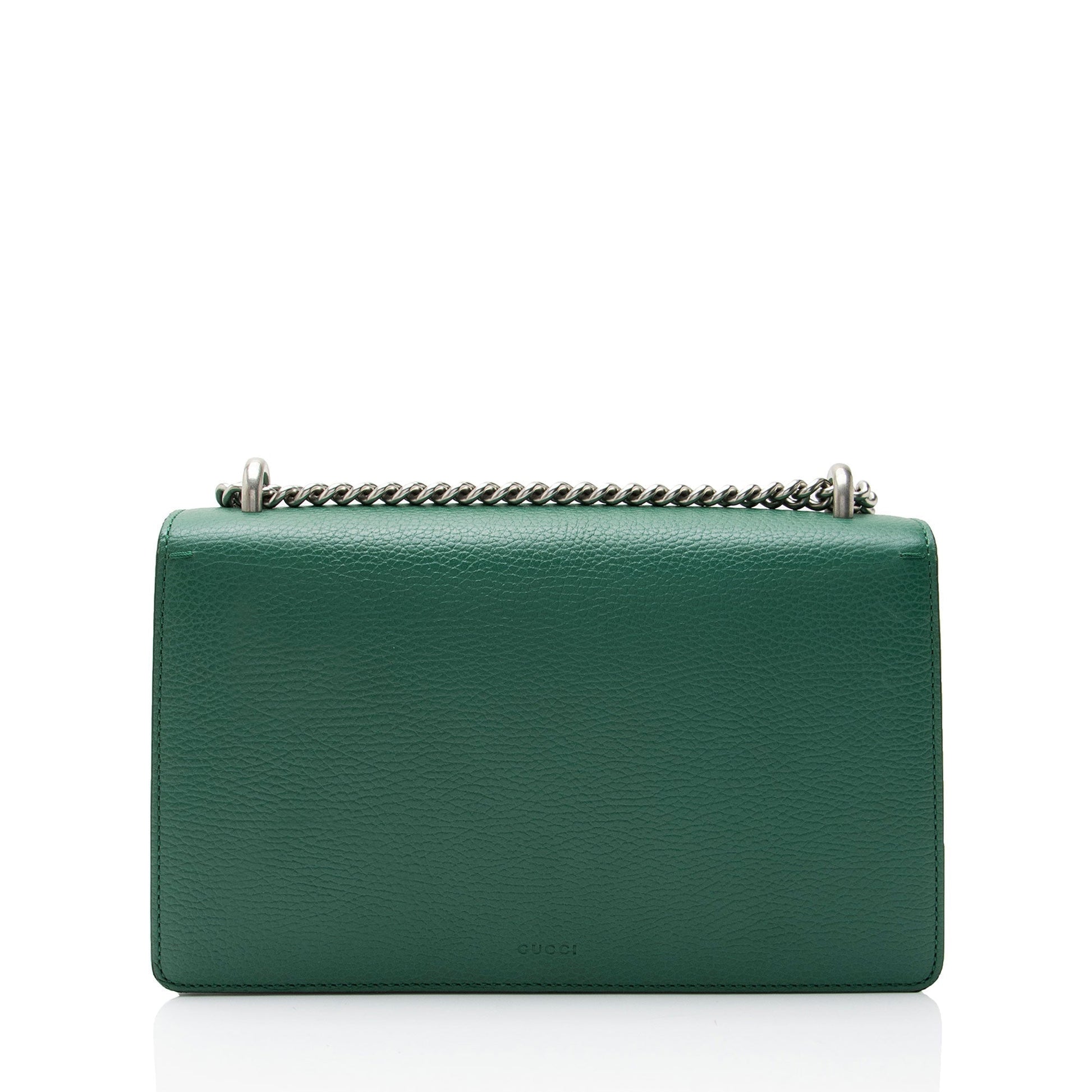 Gucci Leather Crystal Dionysus Medium Shoulder Bag
